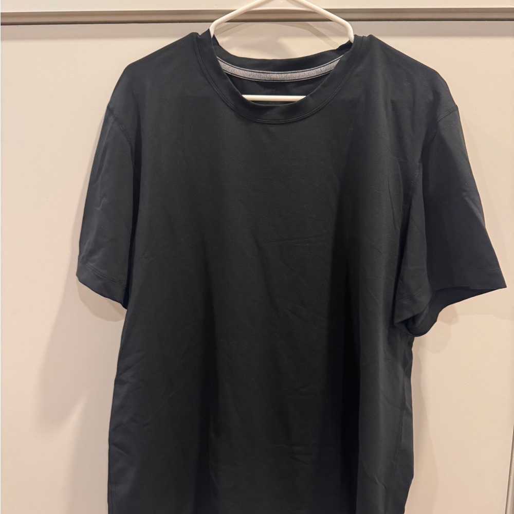lululemon athletica Black Short Sleeve Soft Jersey Tee